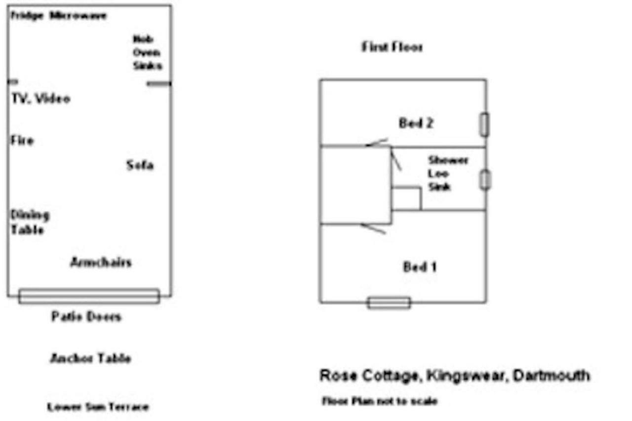 Rose Cottage Дартмут Екстериор снимка